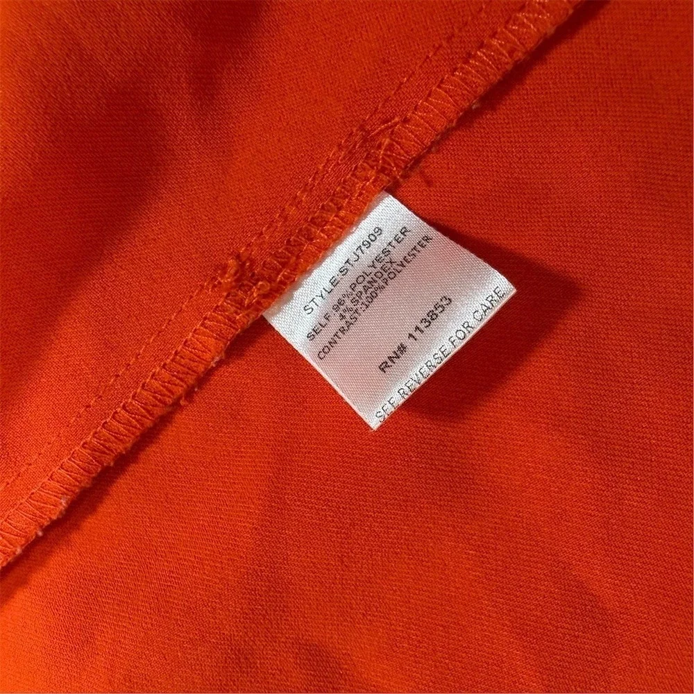 Sugarlips Blazer Jacket Womens Size M Orange Double‎ Breasted Pockets